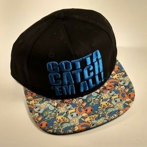 Pokemon "Gotta Catch them all" Ball Cap Snap Back